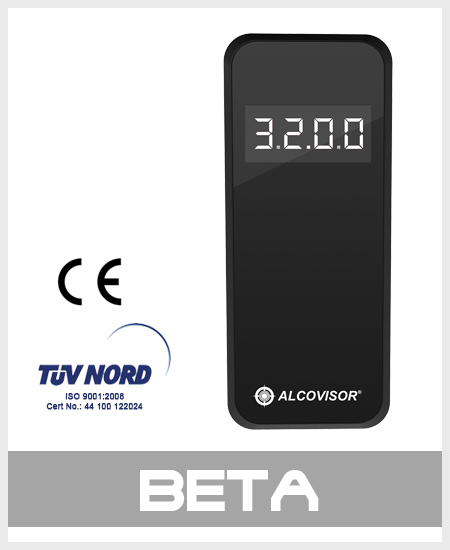 Compact breathalyzer - Alcovisor Beta